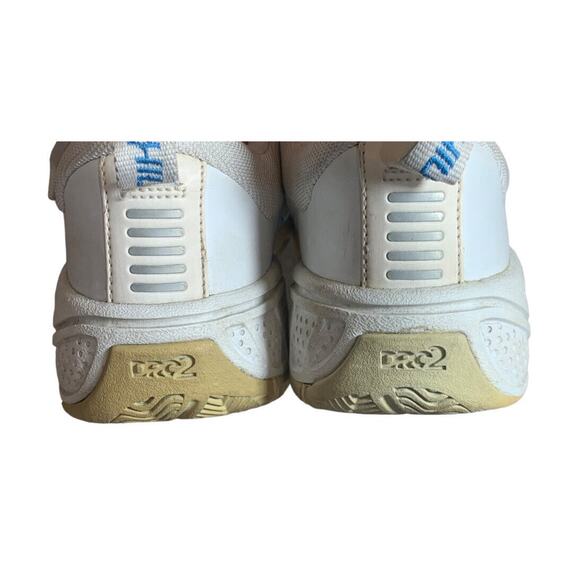 Nike Air Zoom Women’s Size 7 White Sneakers Laced y2k 90's Chunky Seinfeld - Picture 6 of 12